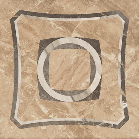 Керамогранит Por.Beige Ins.Intarsio (45x45) 610080000212