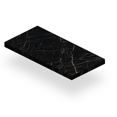 Ступень угловая левая Allure Imperial Black Scalino Angolare Sx Lp 620070001338 (33x120)