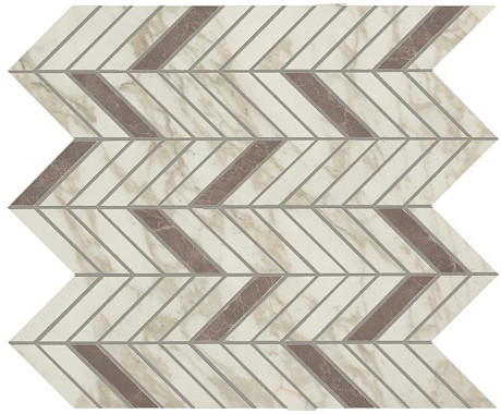 Мозаика Marvel Royal Calacatta Mosaico Twill Lapp. (30x31) AEPS