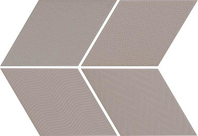 Керамогранит Rhombus Dark Grey (14x24) 21293