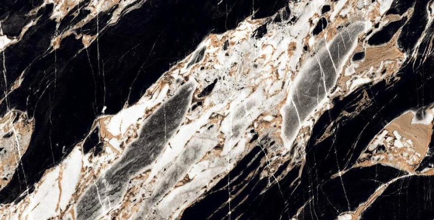 Керамогранит NOKS BLACK - A HIGH GLOSSY (60x120) BZ73145 BZ73145