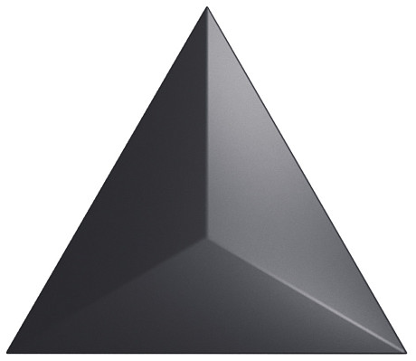 Керамическая плитка Traingle Level Black Matt (15x17) 218242