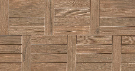 Мозаика Axi Brown Chestnut Treccia (28x53) AMWQ