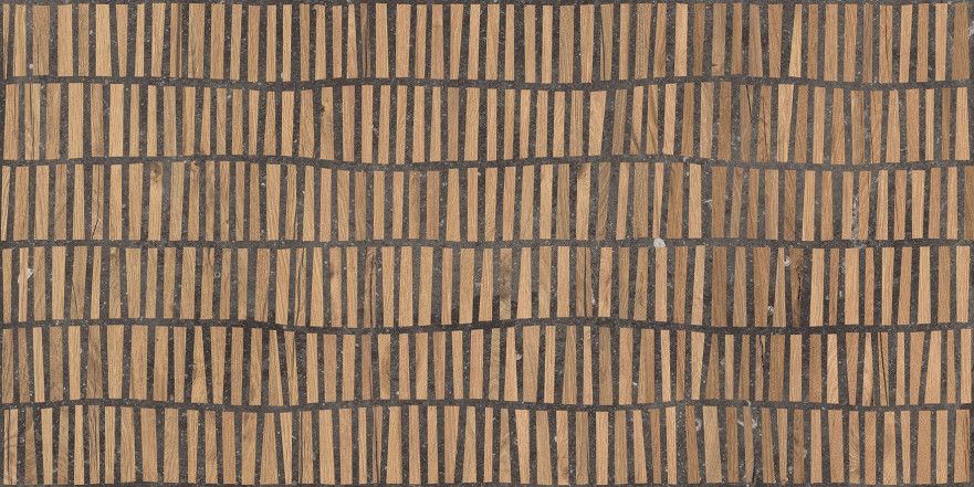 Керамогранит 0004880 Nordik Stone Domino Black Nat Rett (60x120) 0004880