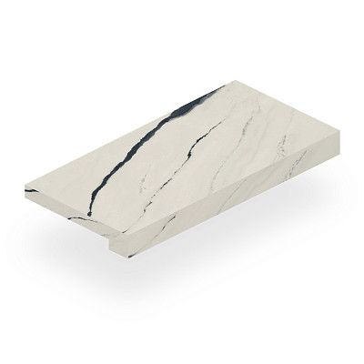 Ступень фронтальная Forte Dei Marmi Panda White Scal. Front. Cer (33x120)