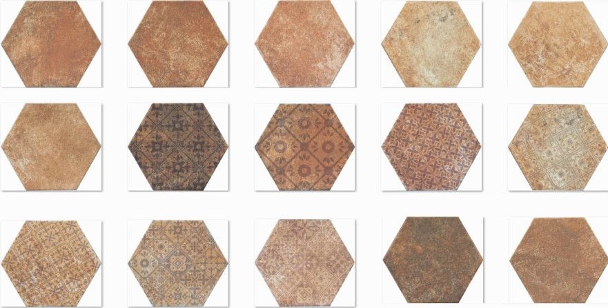 Керамогранит Pompeia Decor Marron 20x24 MNP000011