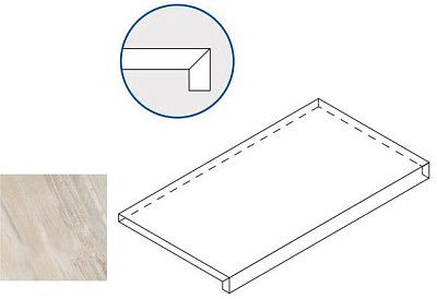 Ступень фронтальная White X2 Scalino Front 620070000694 (33x60)