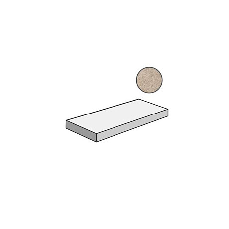 Ступень угловая правая Genesis Venus Cream Scalino Angolare Dx 620070001049 (33x120)