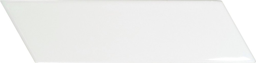 Керамическая плитка Chevron wall WHITE RIGHT (18.6x5.2) 23358 23358