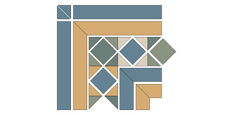 Угол ABU DHABI CORNER (16.6x16.6x14.7)