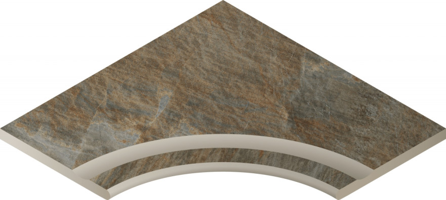 Бортик с выемкой угловой закругленныйDark Bordo Svasato Angolare Round 30 620090000210 (60x60) 620090000210