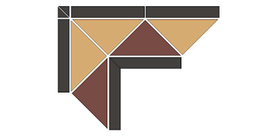 Угол RICHMOND BLACK CORNER (16.4x30.4x12)