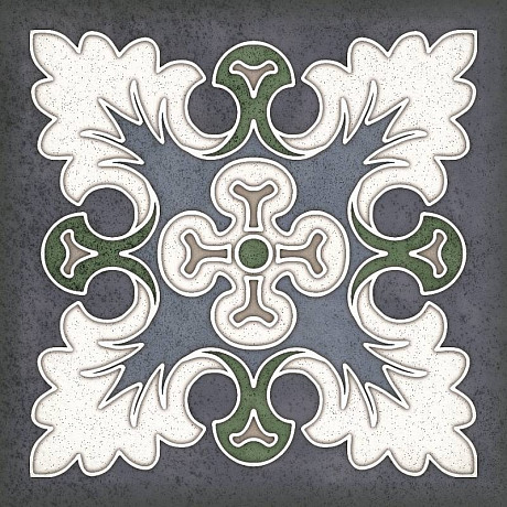 Плитка SMALTO DECOR 1 BLU (15x15)