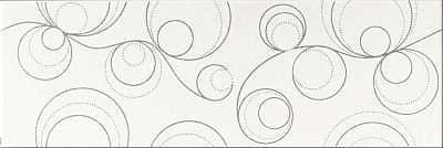 Декор Lumen white lux ins glitter silver GVD00 (25x75)