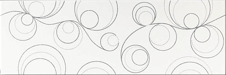 Декор Lumen white lux ins glitter silver GVD00 (25x75)