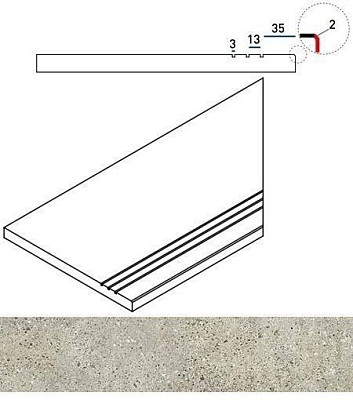 Cloud Bordo Grip Dx 620090000624 (30x60)