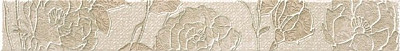Бордюр Aura Cenefa Fleurs Beige 7.5х59.34