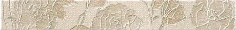 Бордюр Aura Cenefa Fleurs Beige 7.5х59.34