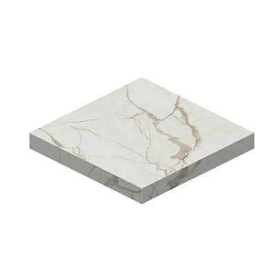 Ступень Marvel Calacatta Prestigio Scalino Ang. Silk (33x33) A55C