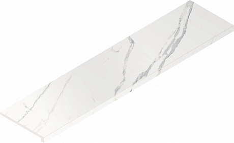Ступень фронтальная Stellaris Statuario White Scalino (33x120) 620070002591