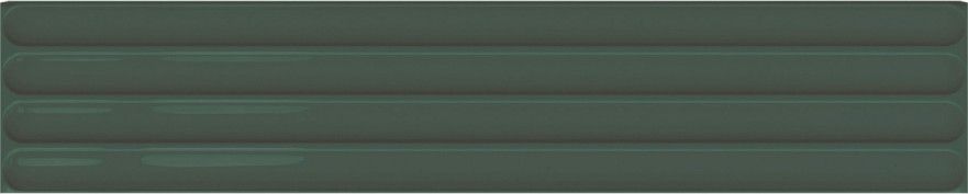 Керамическая плитка Plinto In Green Gloss 10,7*54,2