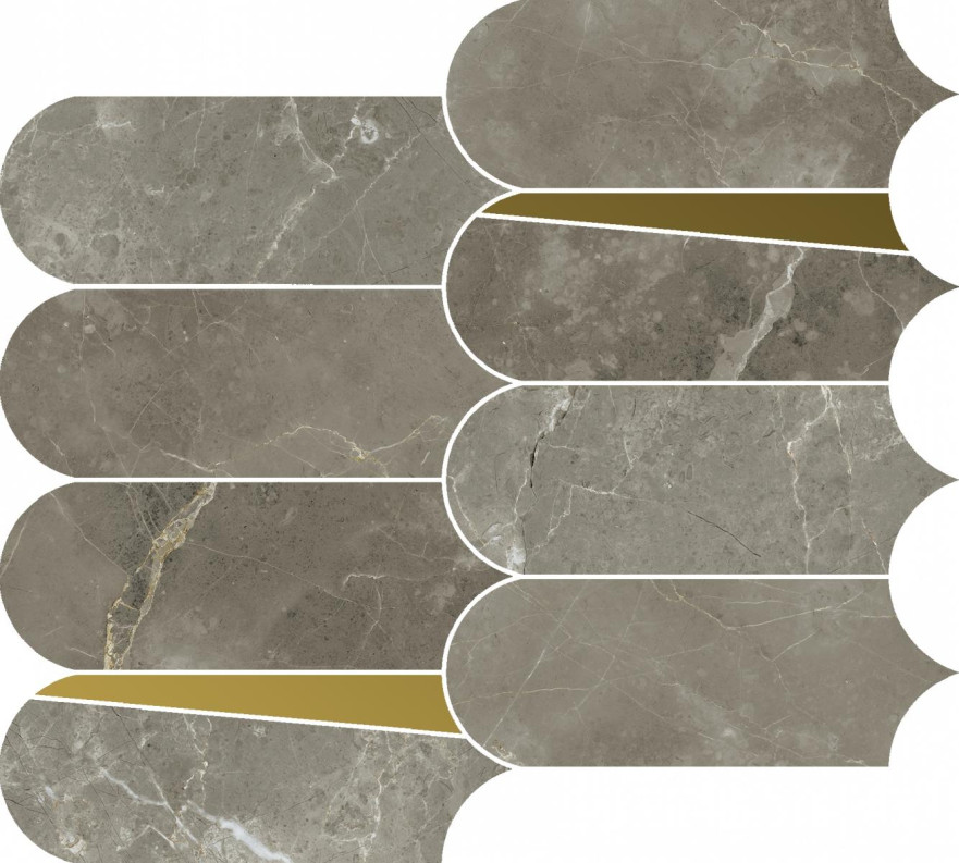 Мозаика Stellaris Tuscania Grey Mosaico Elegant (32.5x36.1) 620110000234
