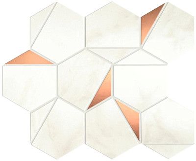 Мозаика Marvel Calacatta Delicato Gold Hex Shiny (25.1x29) A4WT