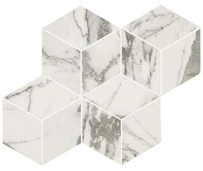 Мозаика Marvel Statuario Select Mos. Esagono Lapp. (30x35) ADVK