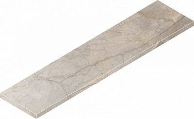 Ступень угловая левая Stellaris Elegant Silver Scalino Ang Sx (33x120) 620070002609