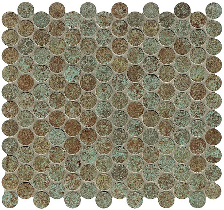 Мозаика Sheer Deco Rust Round Mosaico (29.5x32.5) fPDJ