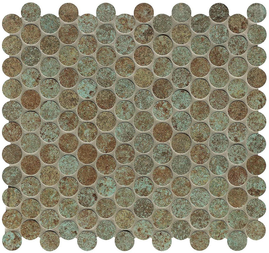 Мозаика Sheer Deco Rust Round Mosaico (29.5x32.5) fPDJ fPDJ