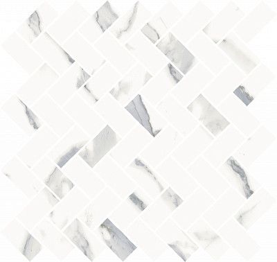 Мозаика Stellaris Statuario White Mosaico Cross (29.7x31.5) 620110000211