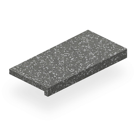 Ступень Marvel Terrazzo Grey Scalino Matt (33x60) AT9V