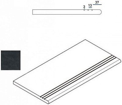 Titanio Gradino Round Grip 620040000067 (30x60)