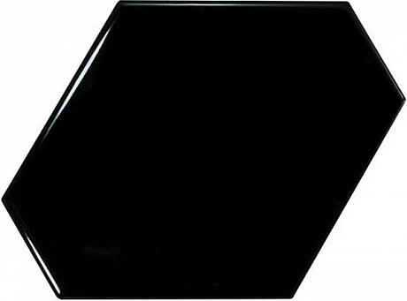 Керамическая плитка Scale Benzene Black (10.8x12.4) 23833
