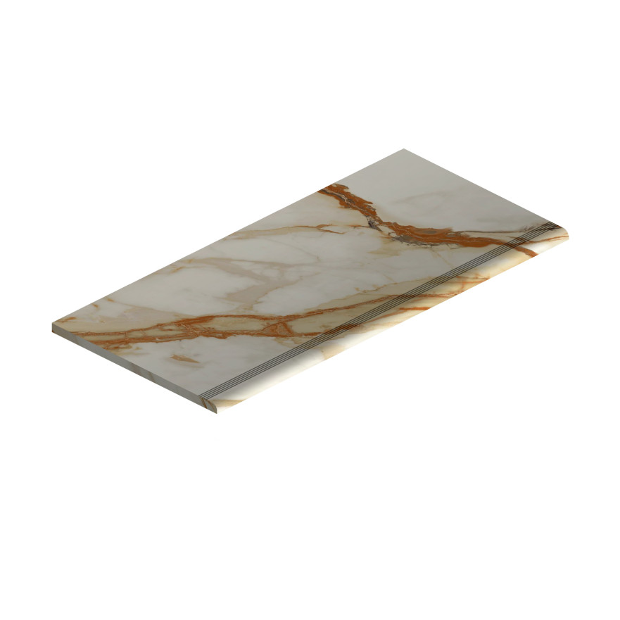 Ступень Marvel Calacatta Imperiale Gradino Silk (30x60) A54Z