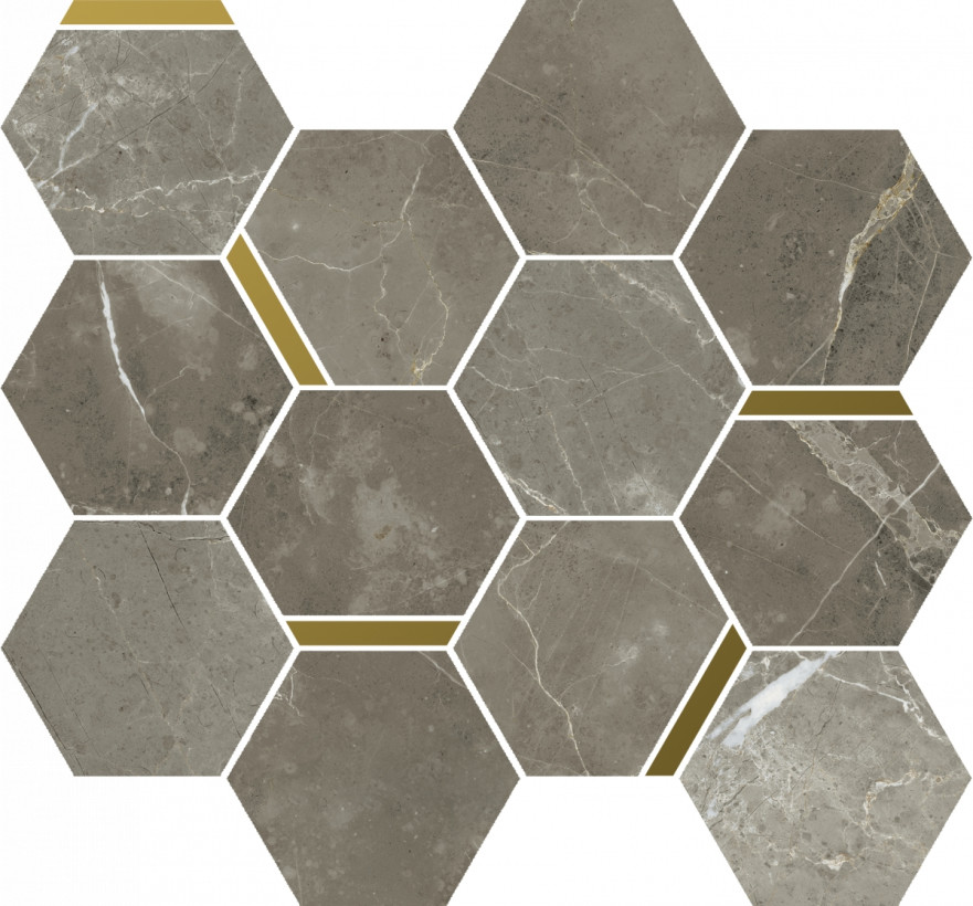 Мозаика Stellaris Tuscania Grey Mosaico Chic (36.8x26.9) 620110000225 620110000225
