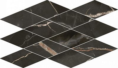 Мозаика Stellaris Absolut Black Mosaico Diamond (28x48) (28x48) 620110000208
