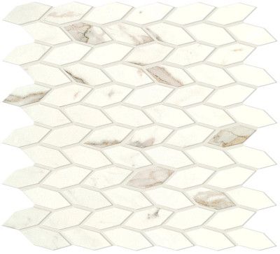 Мозаика Marvel Calacatta Prestigio Mos. Twist Shiny (30.5x30.5) A4WL