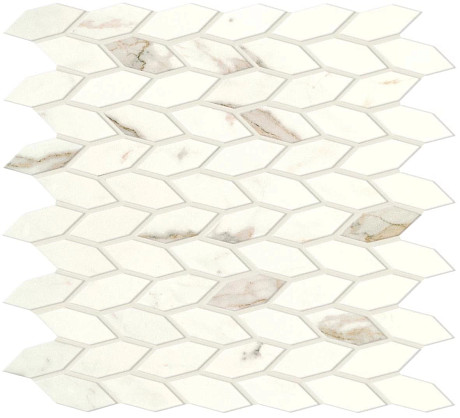 Мозаика Marvel Calacatta Prestigio Mos. Twist Shiny (30.5x30.5) A4WL