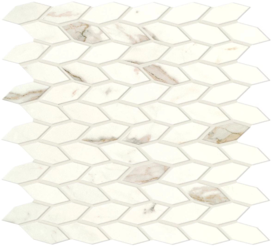 Мозаика Marvel Calacatta Prestigio Mos. Twist Shiny (30.5x30.5) A4WL A4WL