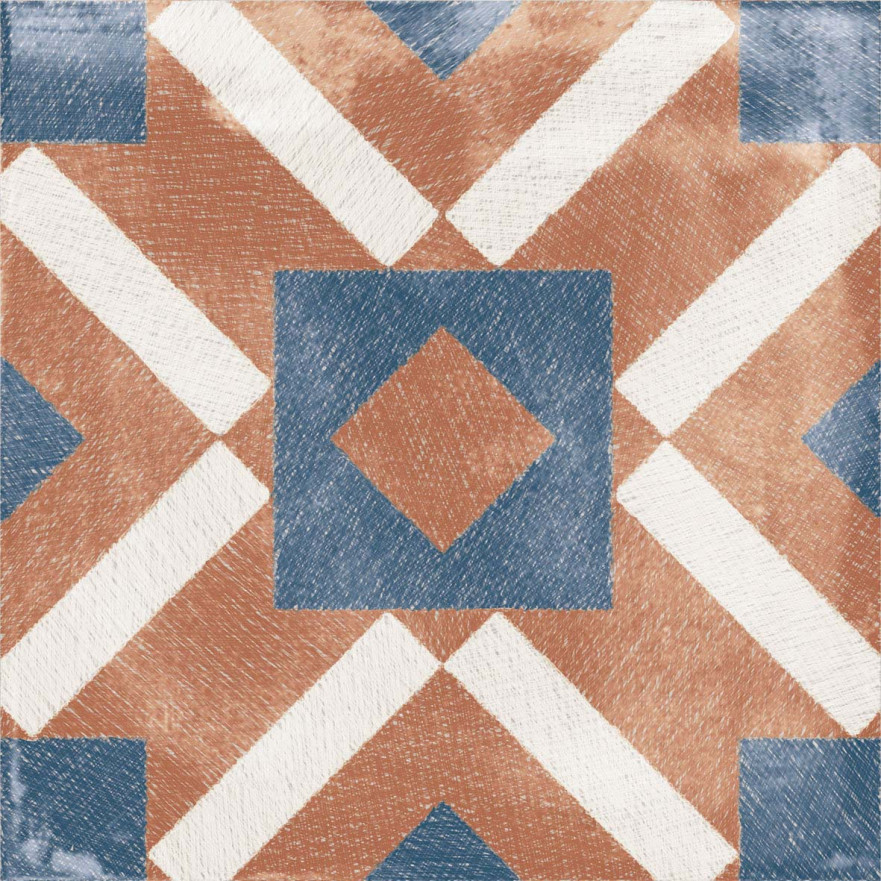 Керамогранит Play Labyrinth cotto PF60003370 (20x20) PF60003370