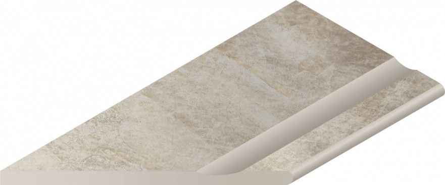 Бортик с выемкой левый закругленный White Bordo Svasato Round Sx 620090000200 (30x60) 620090000200