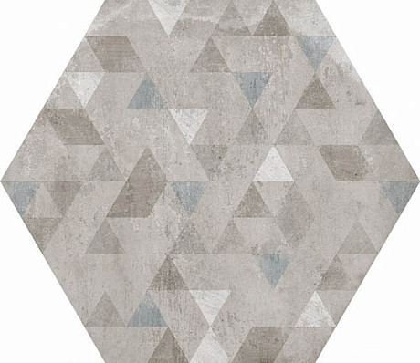 Керамогранит Urban Hexagon Forest Silver (25.4x29.2)