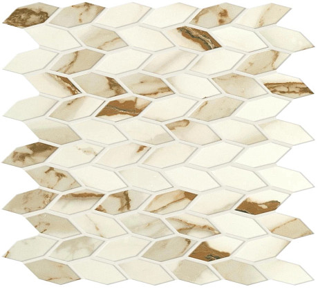 Мозаика Marvel Calacatta Imperiale Mos. Twist Shiny (30.5x30.5) A4WN