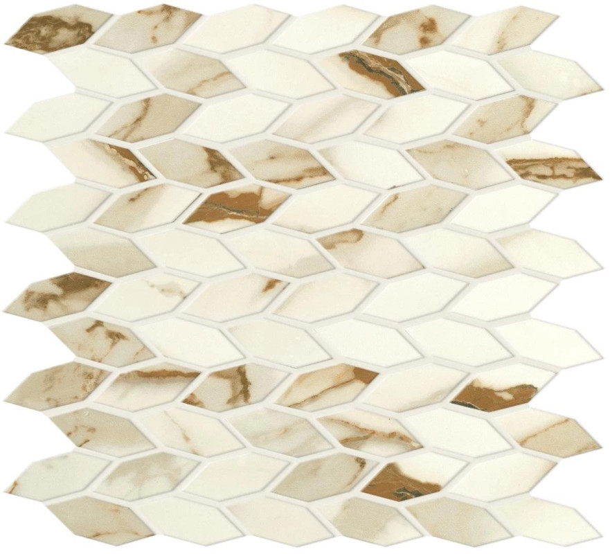 Мозаика Marvel Calacatta Imperiale Mos. Twist Shiny (30.5x30.5) A4WN A4WN