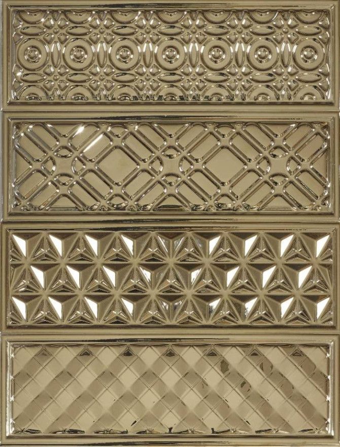 Декор Garden Dec Geometry PVD Oro (10х30) HRL000018