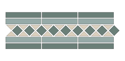 Бордюр BELFAST (14.7x42.2) 13+16+18