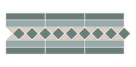Бордюр BELFAST (14.7x42.2) 13+16+18