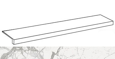 Ступень фронтальная Charme Evo Statuario Scalino620070001440 (33x160)